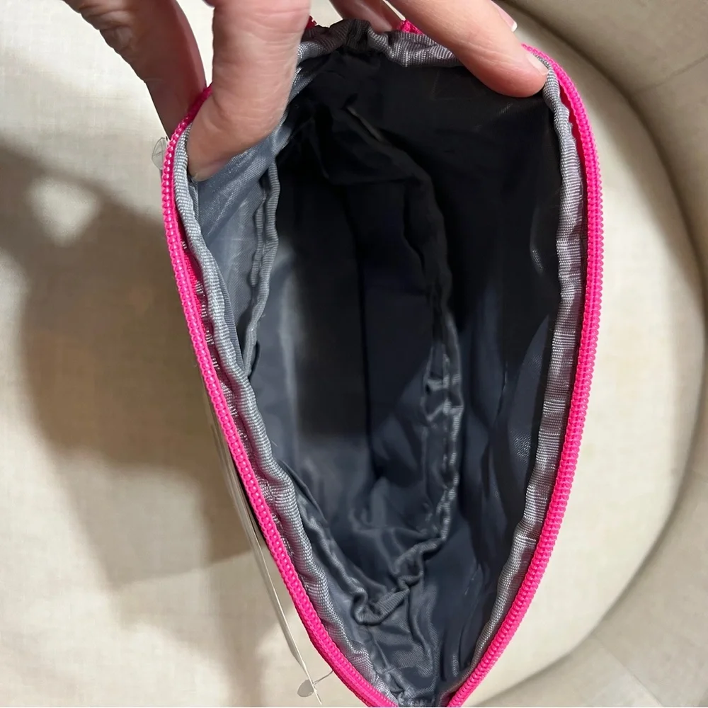 Five Star Quick View Pink and Blue Pencil Pouch NWT